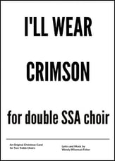 I'll Wear Crimson SSA choral sheet music cover